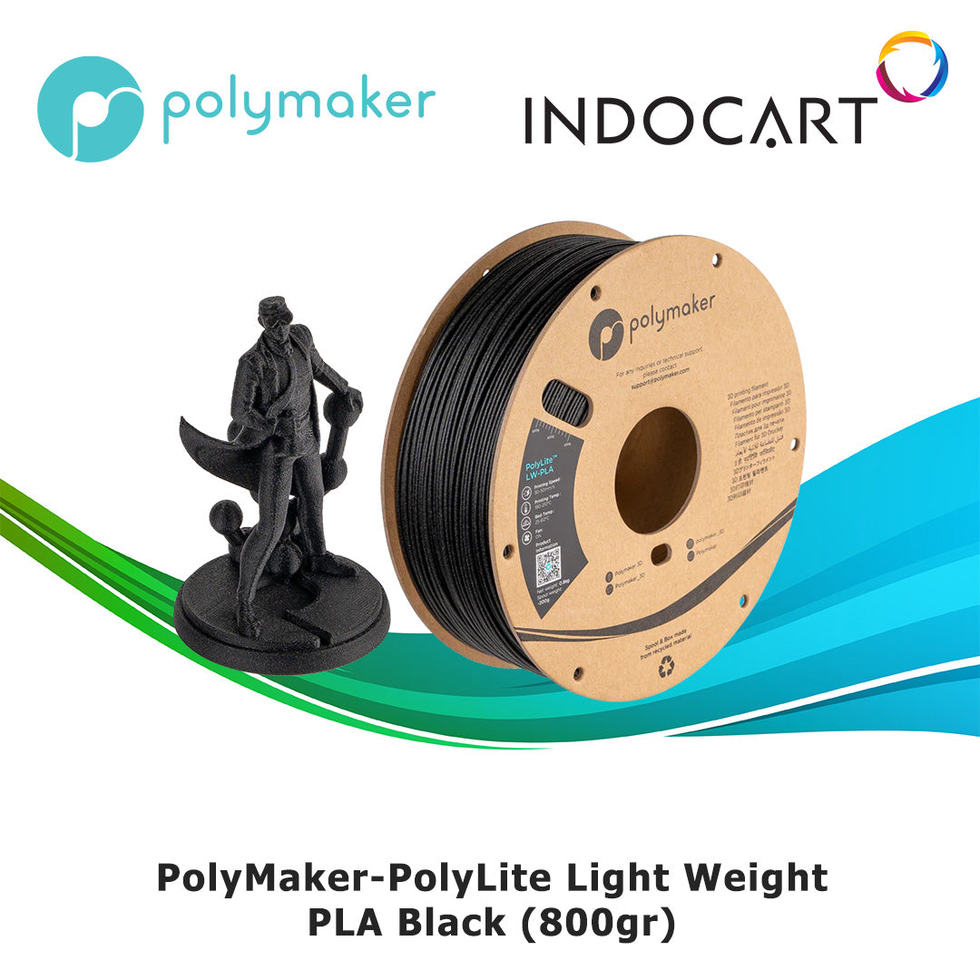 3D Printer Filament PolyMaker PolyLite Light Weight PLA 1.75mm 800gr