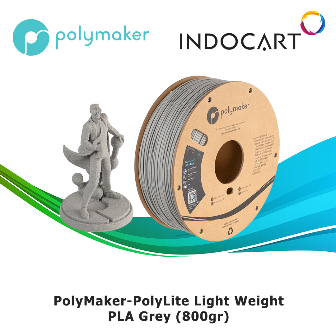 3D Printer Filament PolyMaker PolyLite Light Weight PLA 1.75mm 800gr
