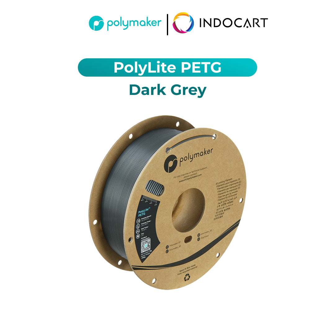 3D Printer Filament PolyMaker PolyLite PETG Filament with Balanced Mechanical Properties 1.75mm 1Kg