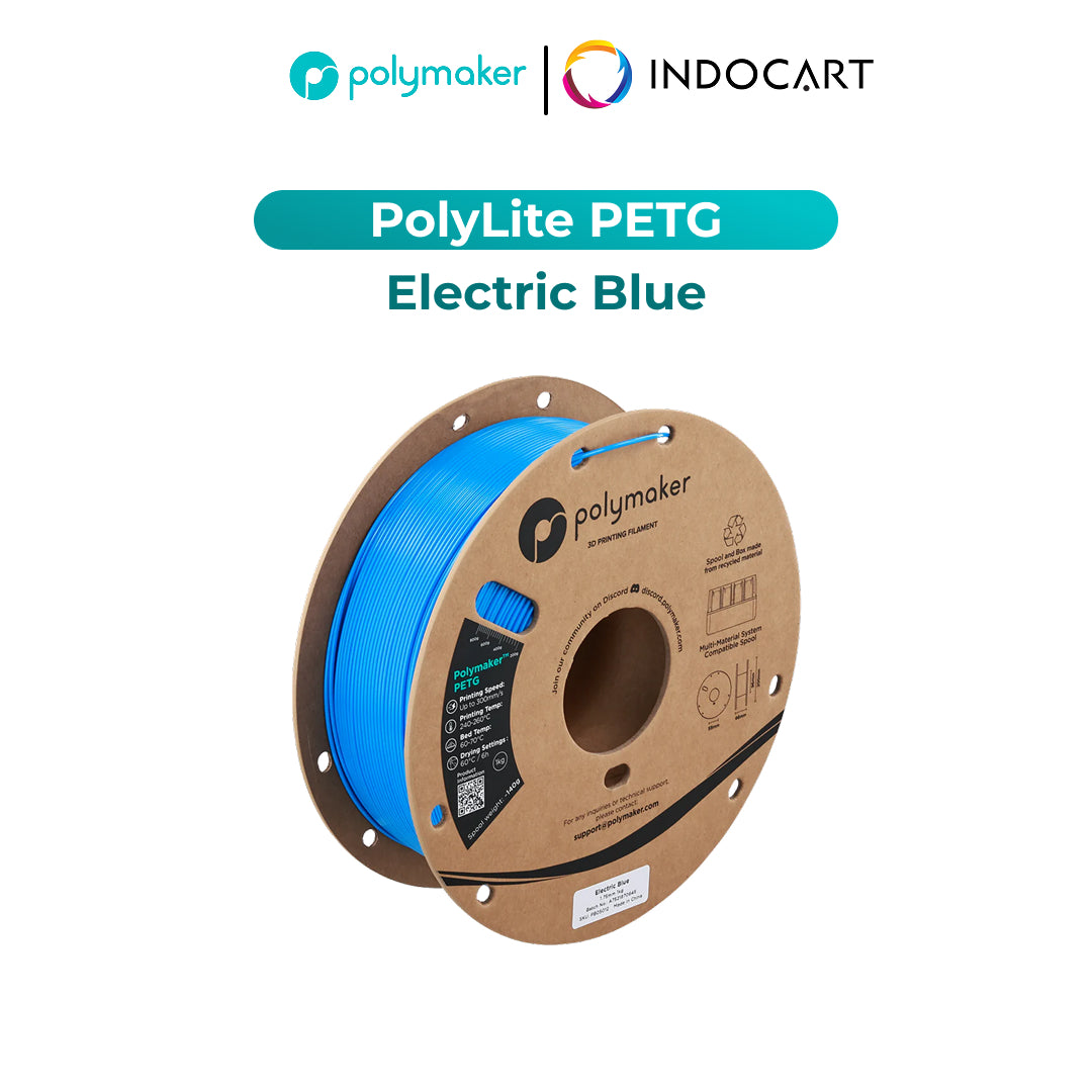 3D Printer Filament PolyMaker PolyLite PETG Filament with Balanced Mechanical Properties 1.75mm 1Kg
