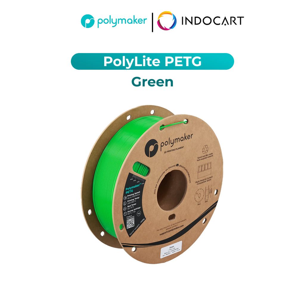 3D Printer Filament PolyMaker PolyLite PETG Filament with Balanced Mechanical Properties 1.75mm 1Kg