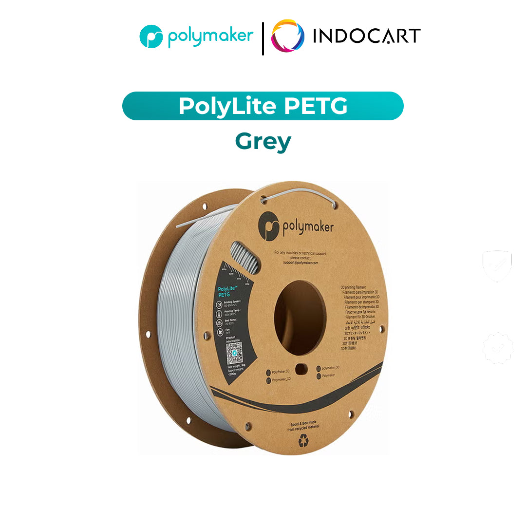 3D Printer Filament PolyMaker PolyLite PETG Filament with Balanced Mechanical Properties 1.75mm 1Kg