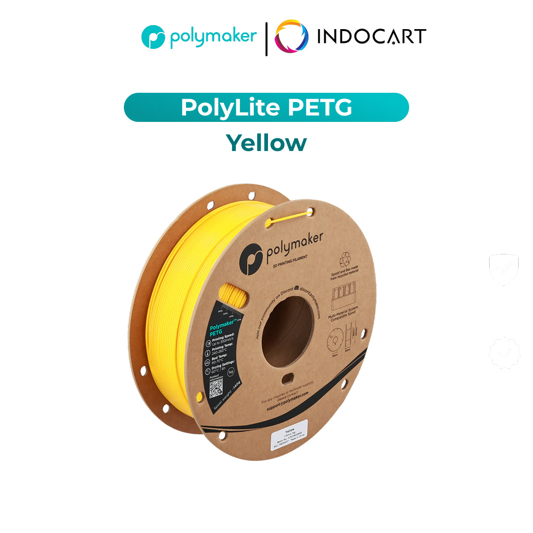 3D Printer Filament PolyMaker PolyLite PETG Filament with Balanced Mechanical Properties 1.75mm 1Kg