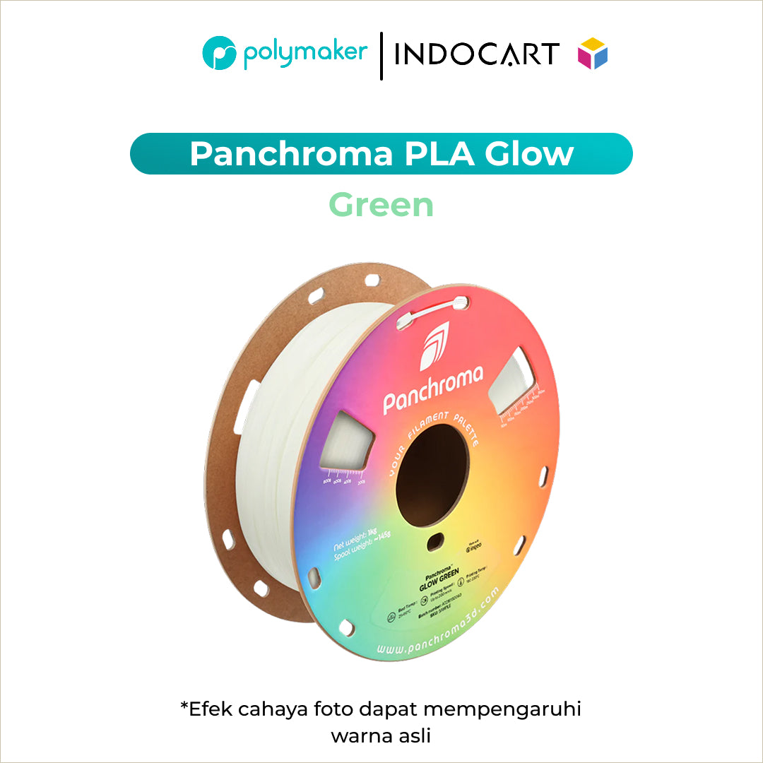 3D Printer Filament PolyMaker PolyLite PLA Glow In The Dark 1.75mm 1Kg