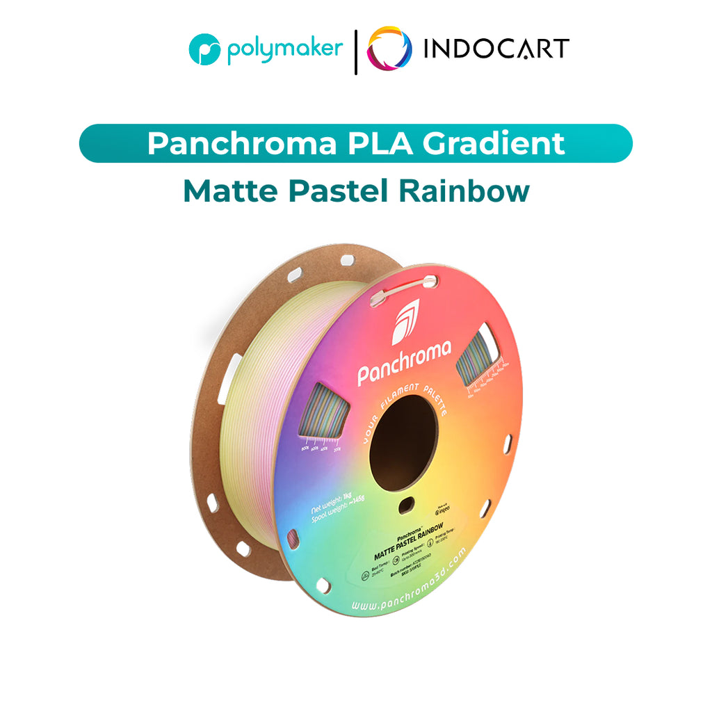 3D Printer Filament PolyMaker Panchroma/PolyTerra Gradient PLA Matte 1.75mm 1Kg
