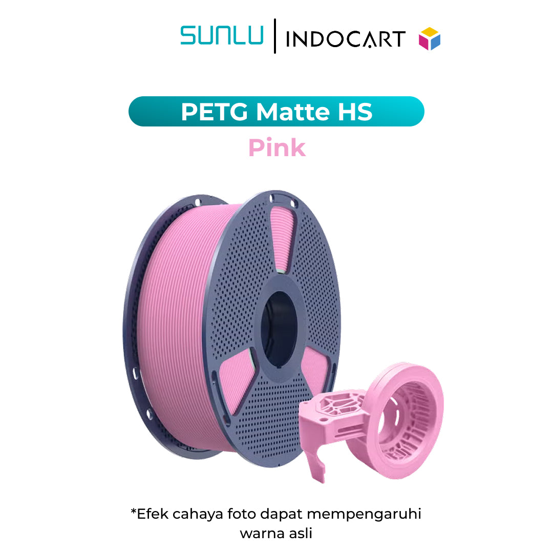 3D Printer Filament SUNLU PETG High Speed Matte 1.75mm-Pink 1Kg
