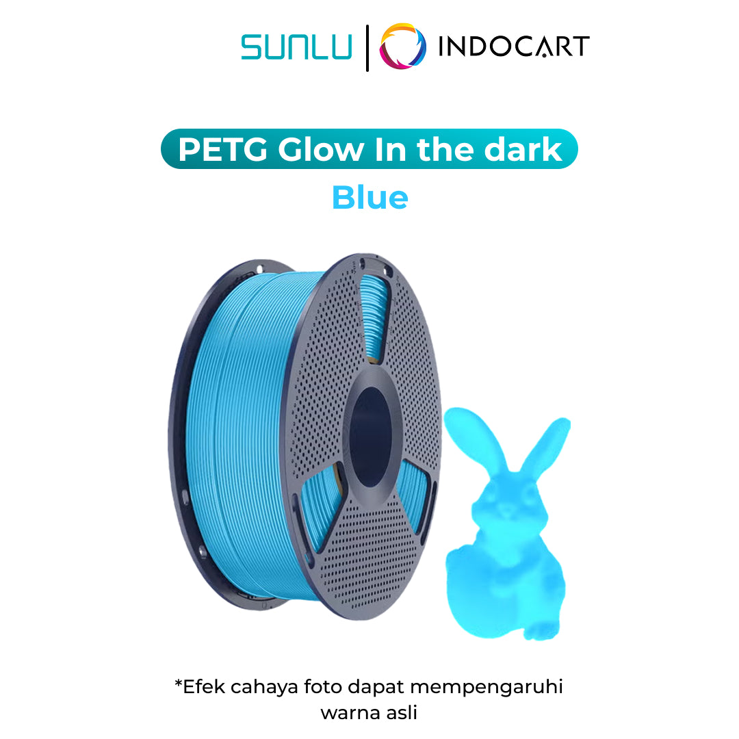 3D Printer Filament SUNLU PETG Glow In The Dark Containing Luminous Powder 1.75mm 1Kg