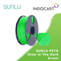 3D Printer Filament SUNLU PETG Glow In The Dark Containing Luminous Powder 1.75mm 1Kg