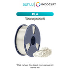 3D Printer Filament SUNLU PLA Transparant Reliable And Easy To Use 1.75mm 1kg