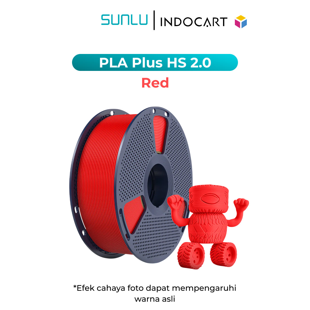 3D Printer Filament SUNLU PLA Plus High Speed 2.0 Fast Printing up to 600mm/s 1.75mm 1Kg