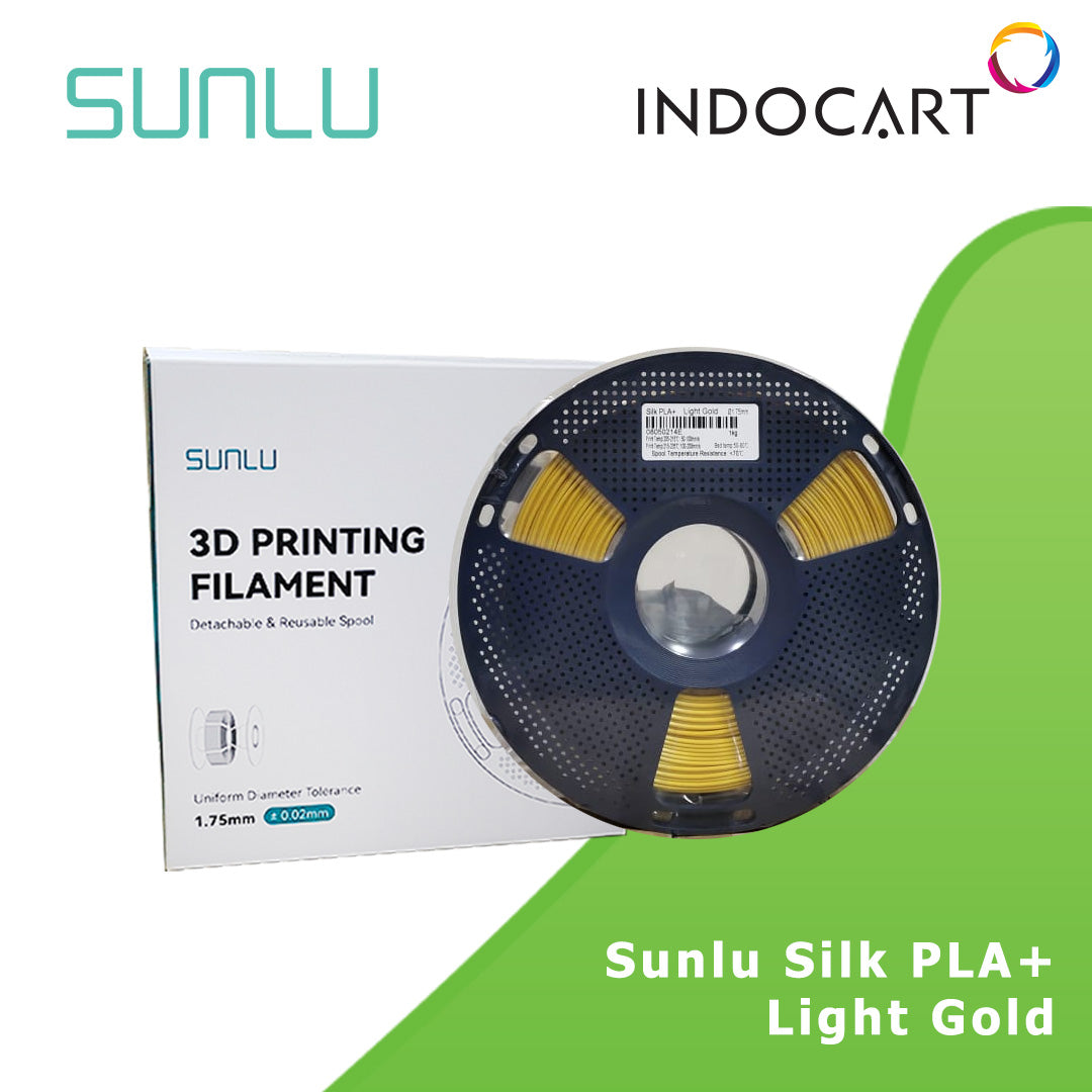 3D Printer Filament SUNLU SILK PLA Plus Smooth and Silky Surface 1.75mm 1Kg