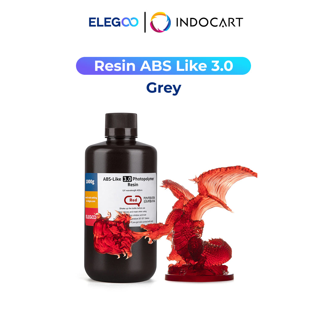 3D Printer Resin Elegoo ABS Like 3.0 Low Shrinkage Resin Colored 1Kg