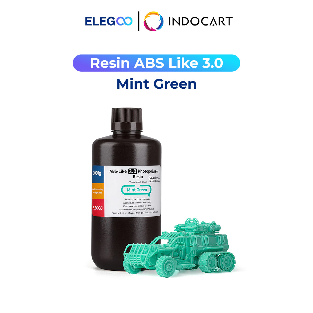 3D Printer Resin Elegoo ABS Like 3.0 Low Shrinkage Resin Colored 1Kg