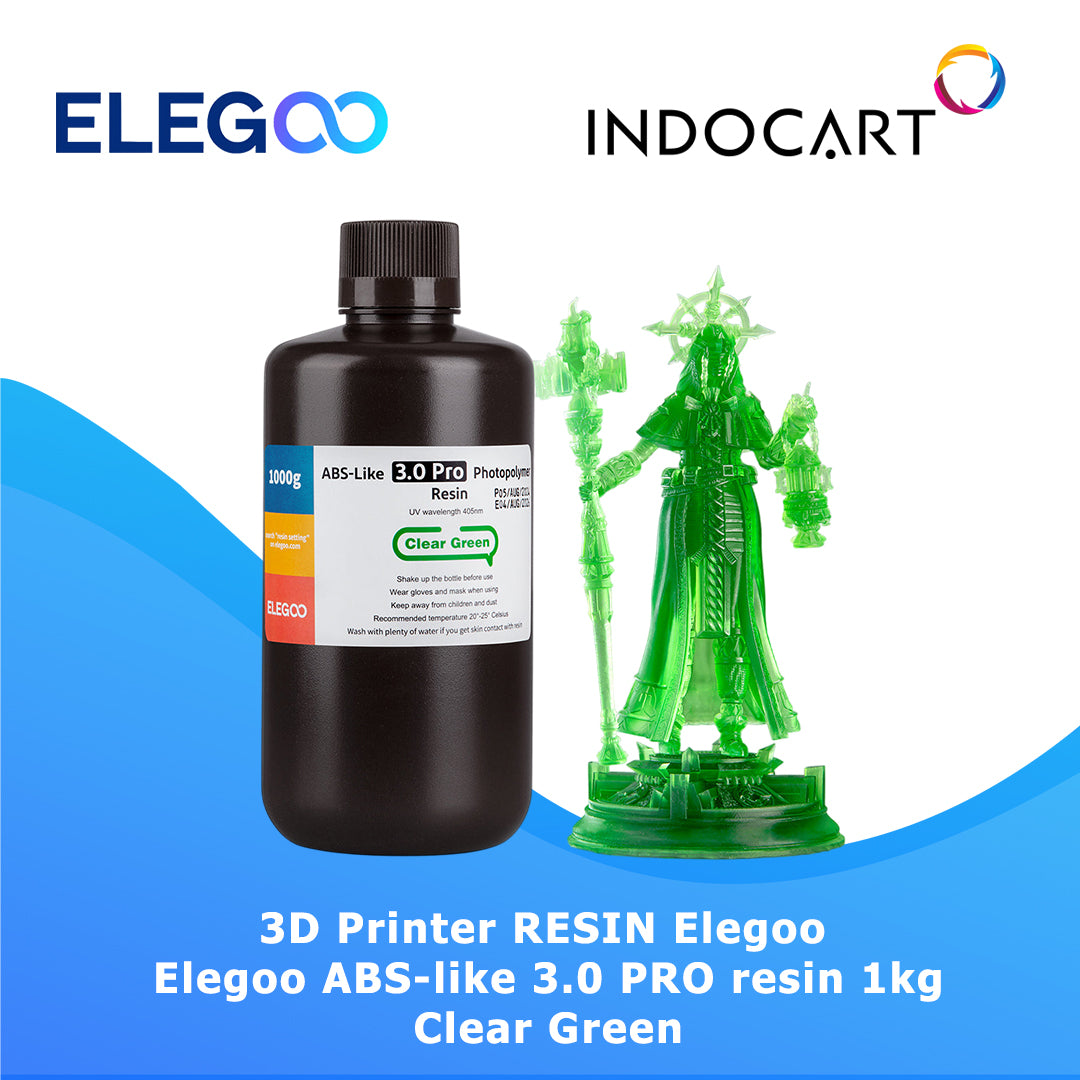 3D Printer Resin Elegoo ABS-Like 3.0 PRO Higher Scratch and Heat Resistance Resin Colored 1Kg