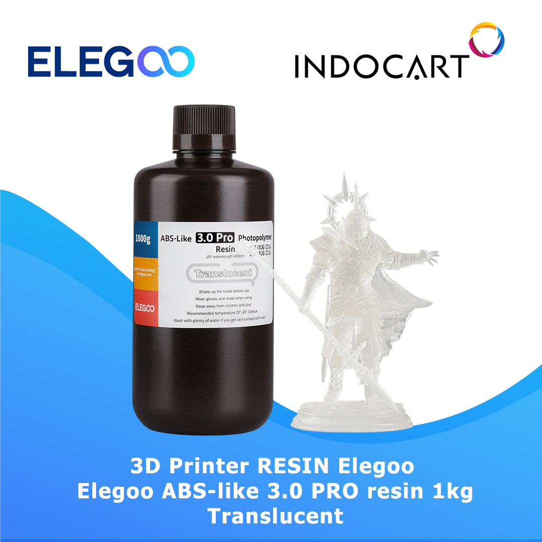 3D Printer Resin Elegoo ABS-Like 3.0 PRO Higher Scratch and Heat Resistance Resin Colored 1Kg