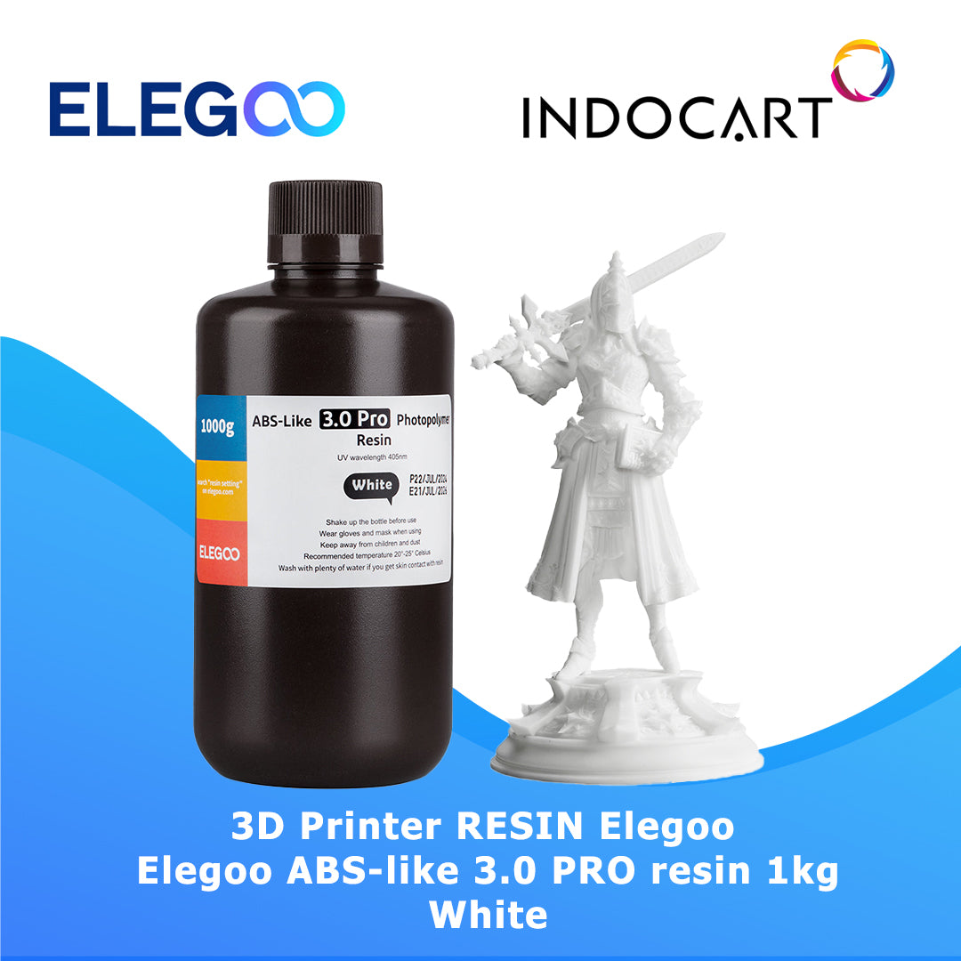 3D Printer Resin Elegoo ABS-Like 3.0 PRO Higher Scratch and Heat Resistance Resin Colored 1Kg