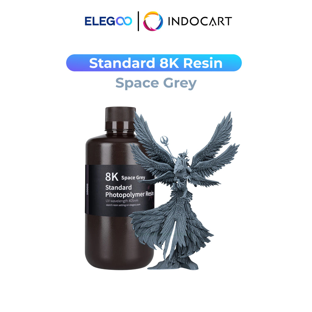 3D Printer Resin Elegoo Standard 8K Bright and Stunning Colors-1kg