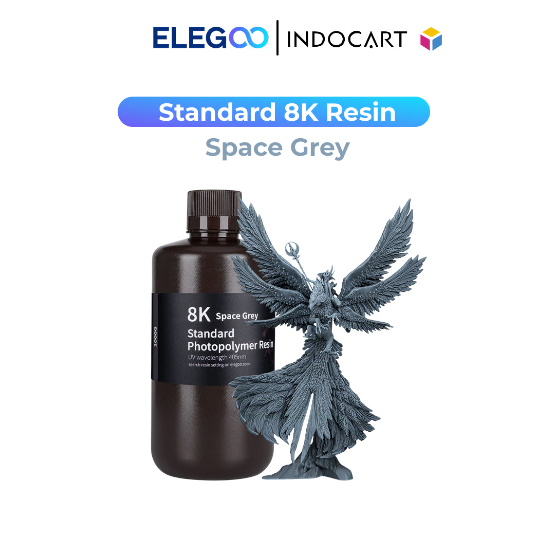 3D Printer Resin Elegoo Standard 8K Bright and Stunning Colors-1kg