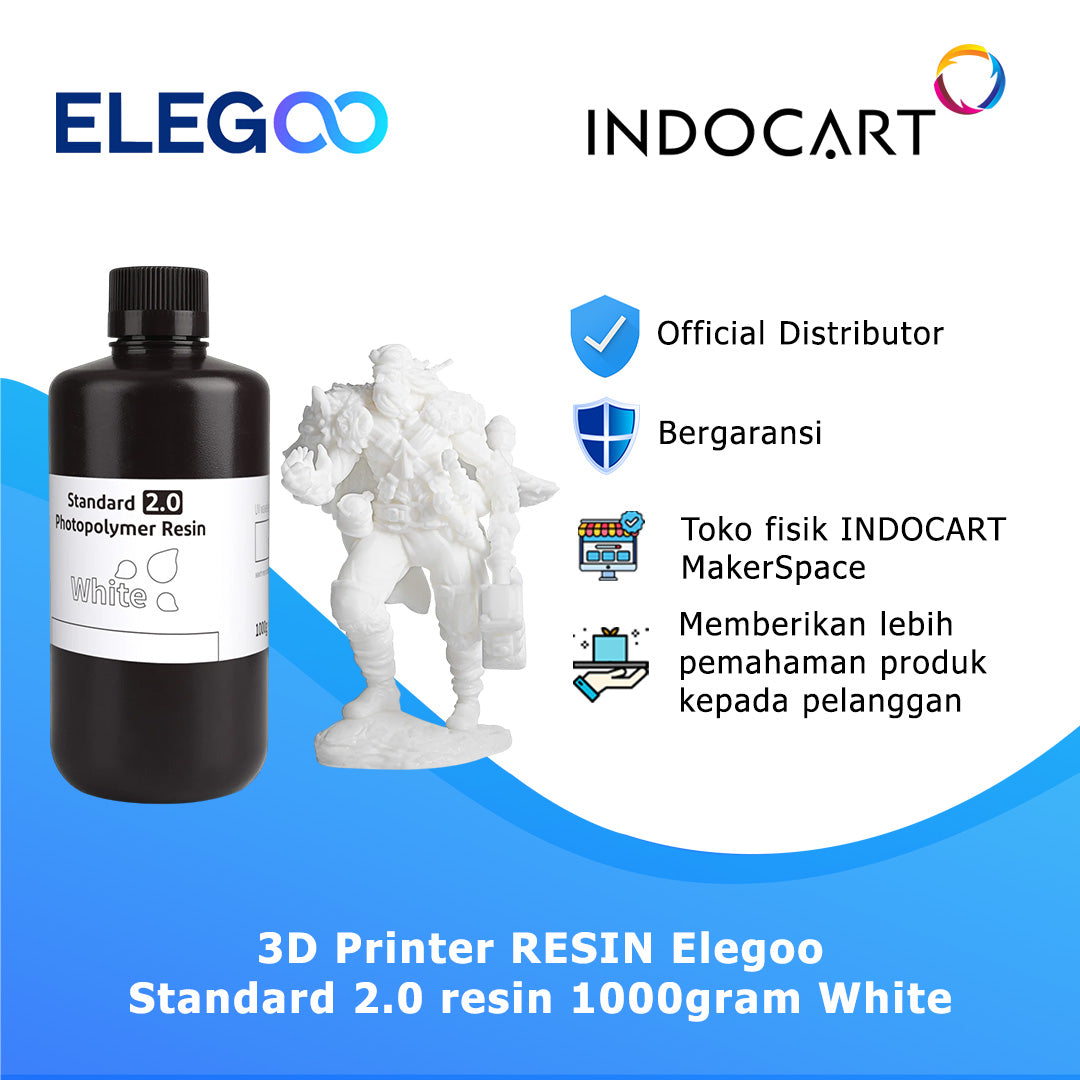 3D Printer Resin Elegoo Standard 2.0 High Precision Resin-1kg