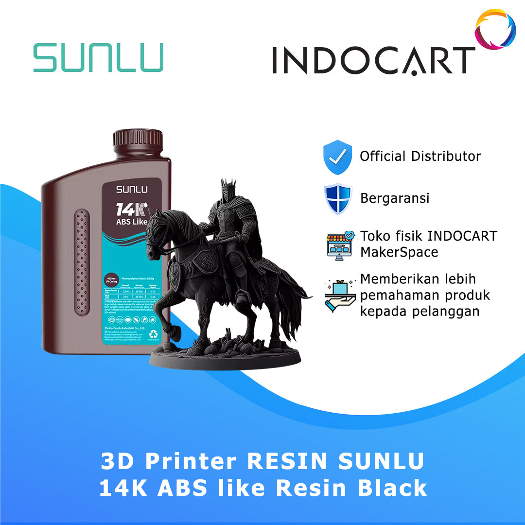 3D Printer RESIN SUNLU 14K ABS Like Excellent Toughness Tensile Strength with Ultra-High Precision 1Kg