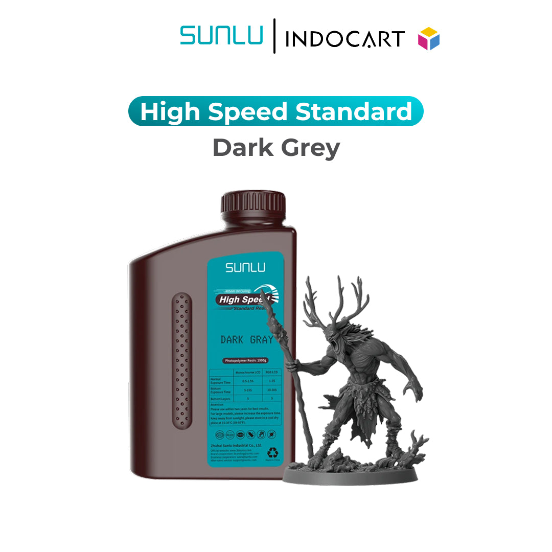 3D Printer Resin SUNLU High Speed Standard Fast Curing Photopolymer with Low Viscosity 1Kg