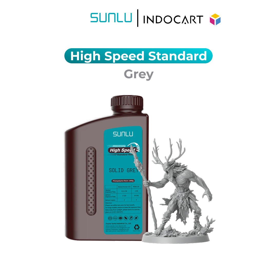 3D Printer Resin SUNLU High Speed Standard Fast Curing Photopolymer with Low Viscosity 1Kg