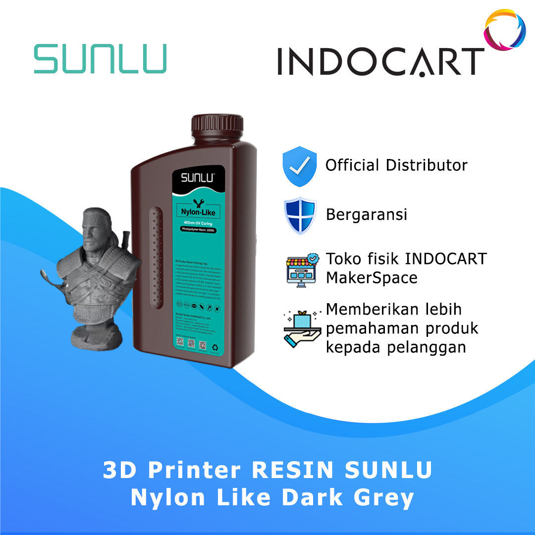 3D Printer Resin SUNLU PA Nylon Like Resin Excellent Tensile Strength Flexibility and Toughness 1Kg