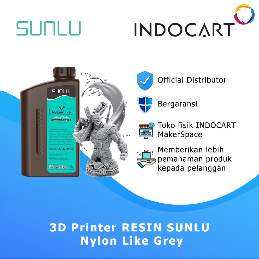 3D Printer Resin SUNLU PA Nylon Like Resin Excellent Tensile Strength Flexibility and Toughness 1Kg