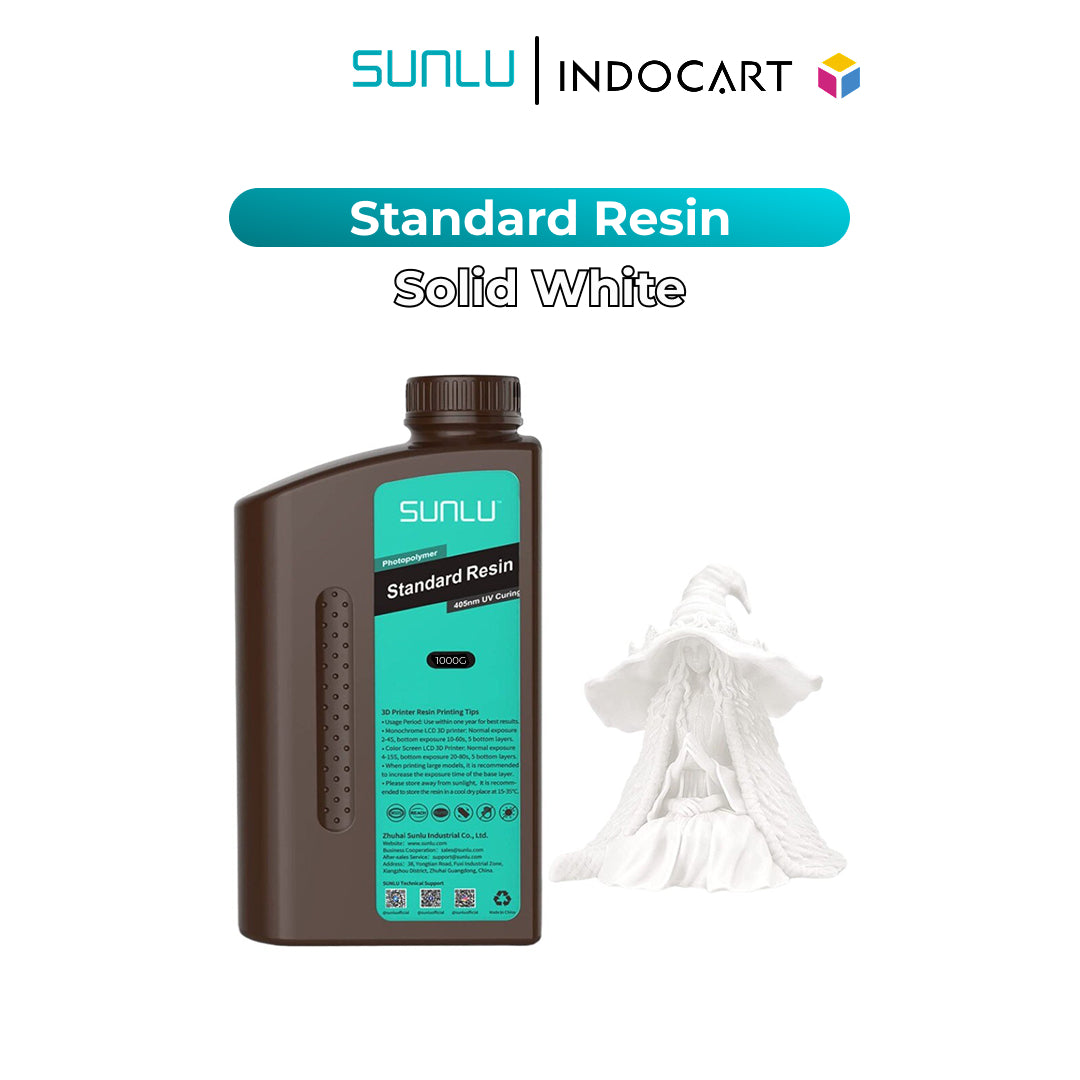 3D Printer Resin SUNLU Standart Low Shrinkage and High Precision 3D Resin 1kg