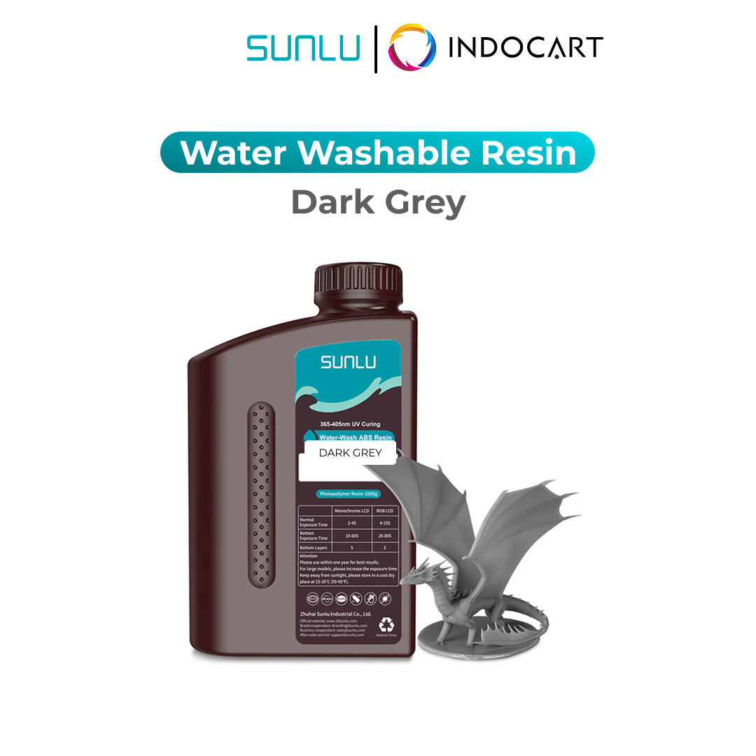 3D Printer Resin SUNLU Water Washable-1Kg