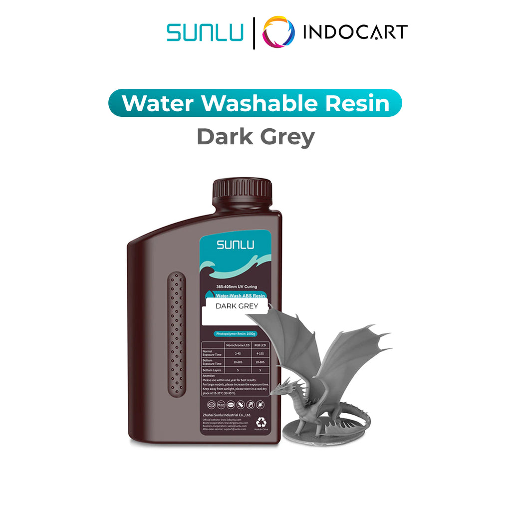 3D Printer Resin SUNLU Water Washable-1Kg