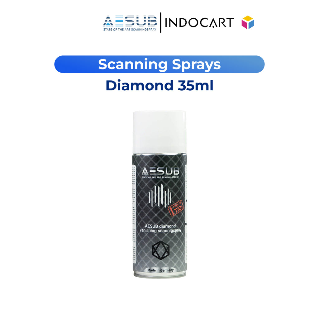 3D Scanning Sprays Color AESUB Black/Shiny Parts Scanning Process 35ml Can