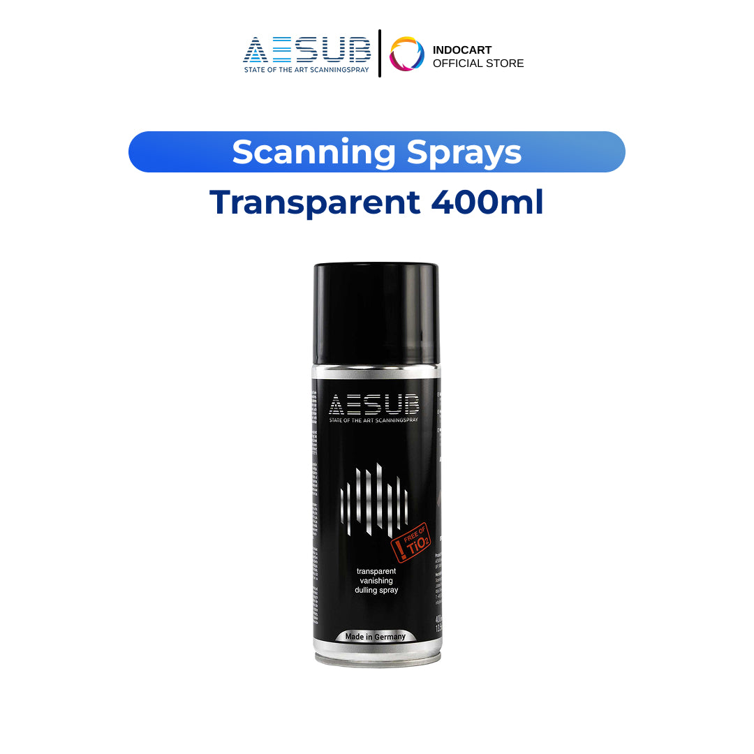 3D Scanning Sprays Color AESUB Black/Shiny Parts Scanning Process 400ml Can