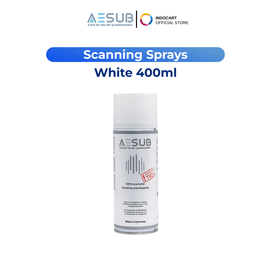3D Scanning Sprays Color AESUB Black/Shiny Parts Scanning Process 400ml Can