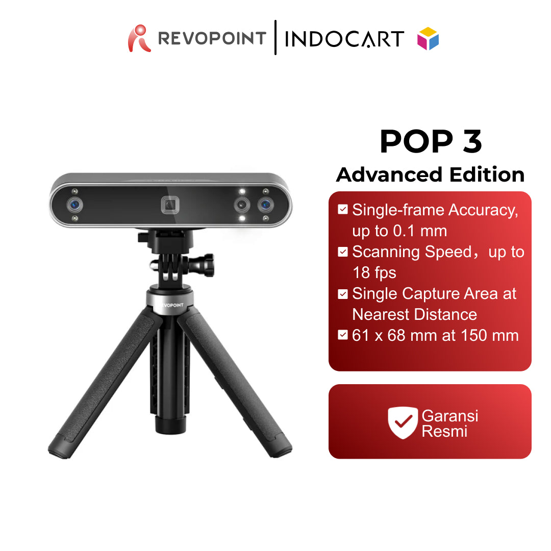 3D Scanner Revopoint POP 3 Advanced Edition Sharper and Vibrant 3D Scans