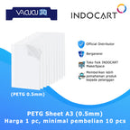 Vacucu 3D PETG Sheet A3 297x420mm for Create Prototypes Molds and Casts