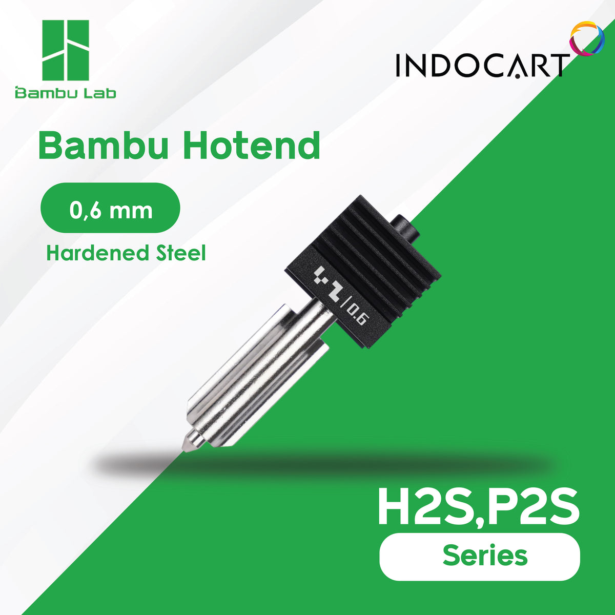 3D Printer Parts BambuLab Hotend with Hardened Steel Nozzle BambuLab P2S/H2 Series