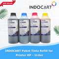 INDOCART Paket Tinta Refill utk Printer HP Brother Canon Epson-1Liter
