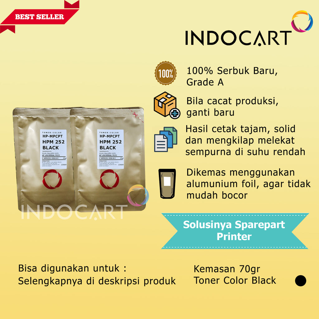 Serbuk Toner Warna MPCPT-410A-HP M377 M452 M477-70gr