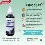 IndoCart Tinta Refill Canon CL41 CL57 CL741 CL746 CL811 CL831-Dye-100m