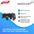 3D Printer Parts BambuLab Compatible Fan Duct-Cooling Fitting