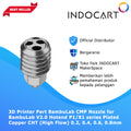 3D Printer Parts BambuLab Compatible Plated Copper CHT High Flow Nozzle V2.0 Hotend BambuLab P1/X1 Series