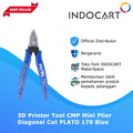 3D Printer Tools Compatible Mini Plier/Tang Potong Diagonal Cut-PLATO 170 Blue
