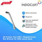 3D Printer Tools Compatible L Shaped Screw Nut Wrench for MK8 Nozzle-6mm