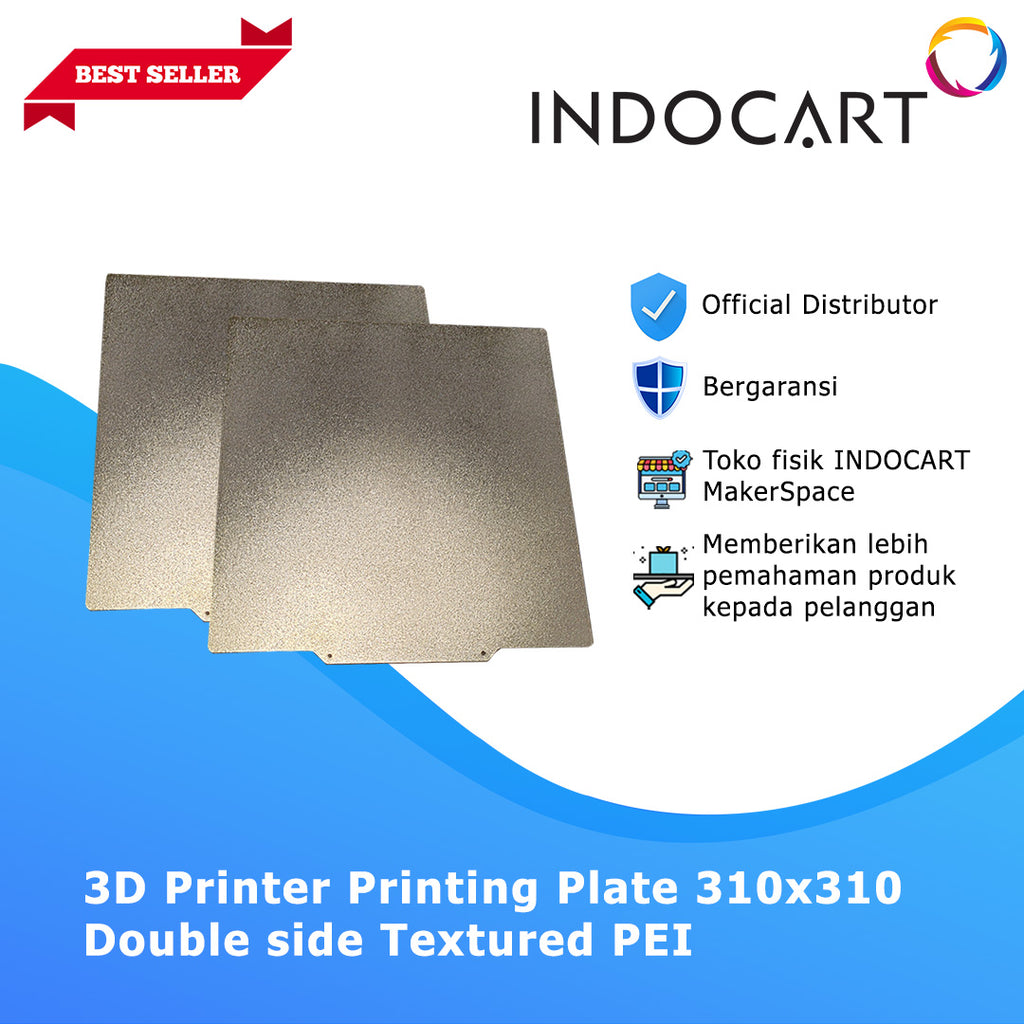 3D Printer Parts PEI Printing Plate Kit 320x310x2mm Frosted Surface