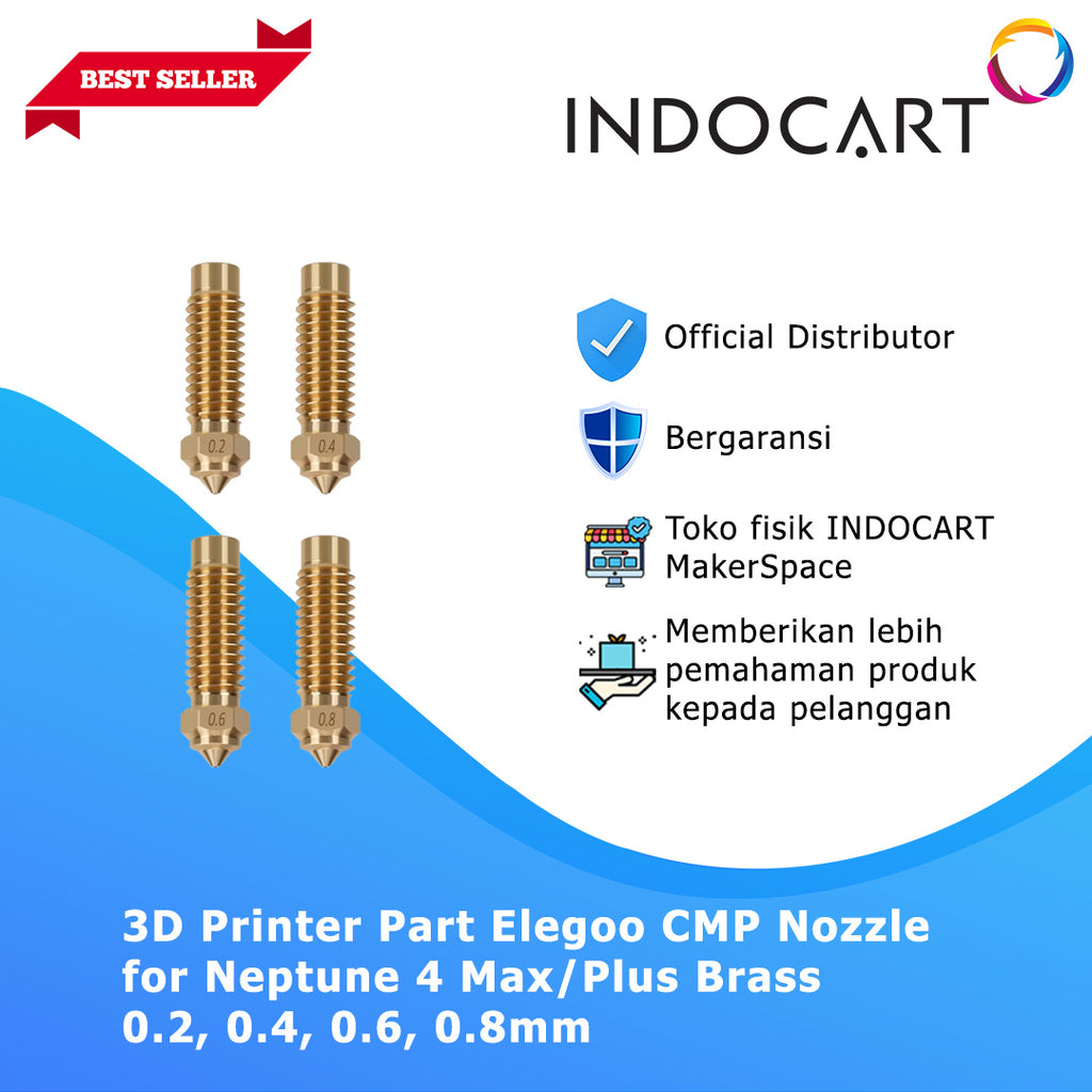 3D Printer Parts Elegoo Compatible Brass Nozzle Elegoo Neptune 4 Max/Plus