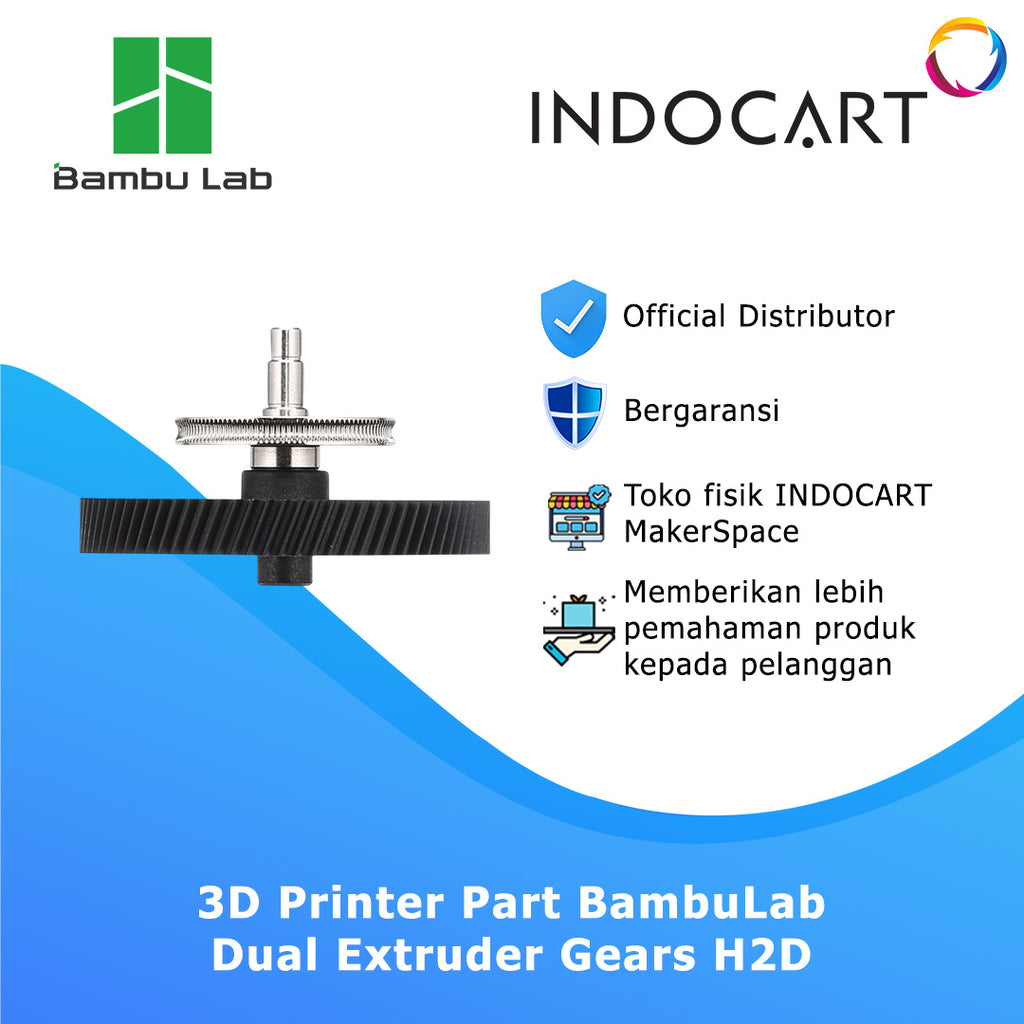 3D Printer Parts BambuLab Dual Extruder Gears BambuLab H2D