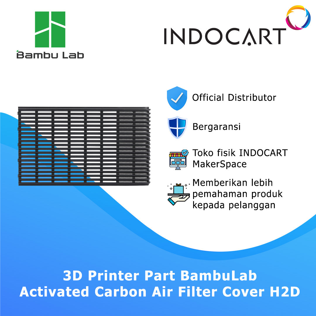 3D Printer Parts BambuLab Activated Carbon Air Filter Cover BambuLab H2D
