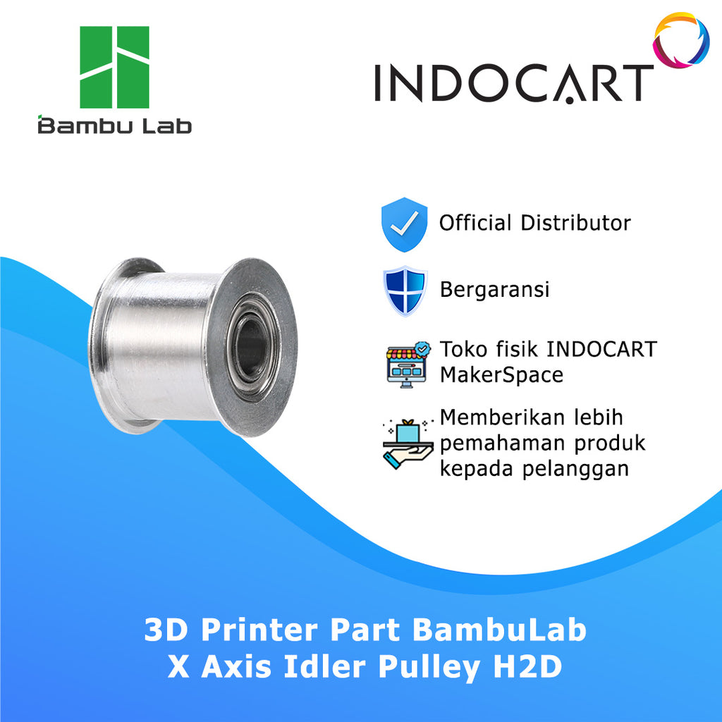 3D Printer Parts BambuLab X Axis Idler Pulley BambuLab H2D