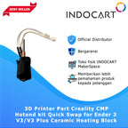 3D Printer Parts Creality CMP Hotend Kit Quick Swap Ceramic Heating Block Creality Ender 3 V3/V3 Plus